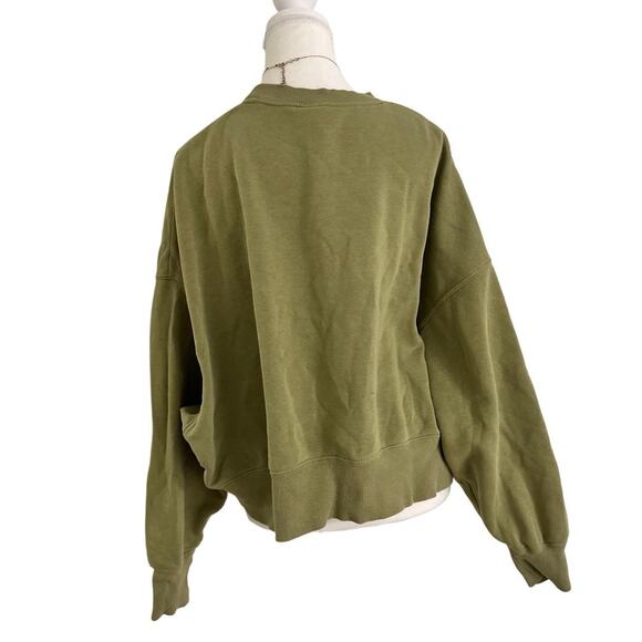 Nike Vintage Natural Green Women’s Size Medoum Oversided Sweatshirt - Picture 2 of 5